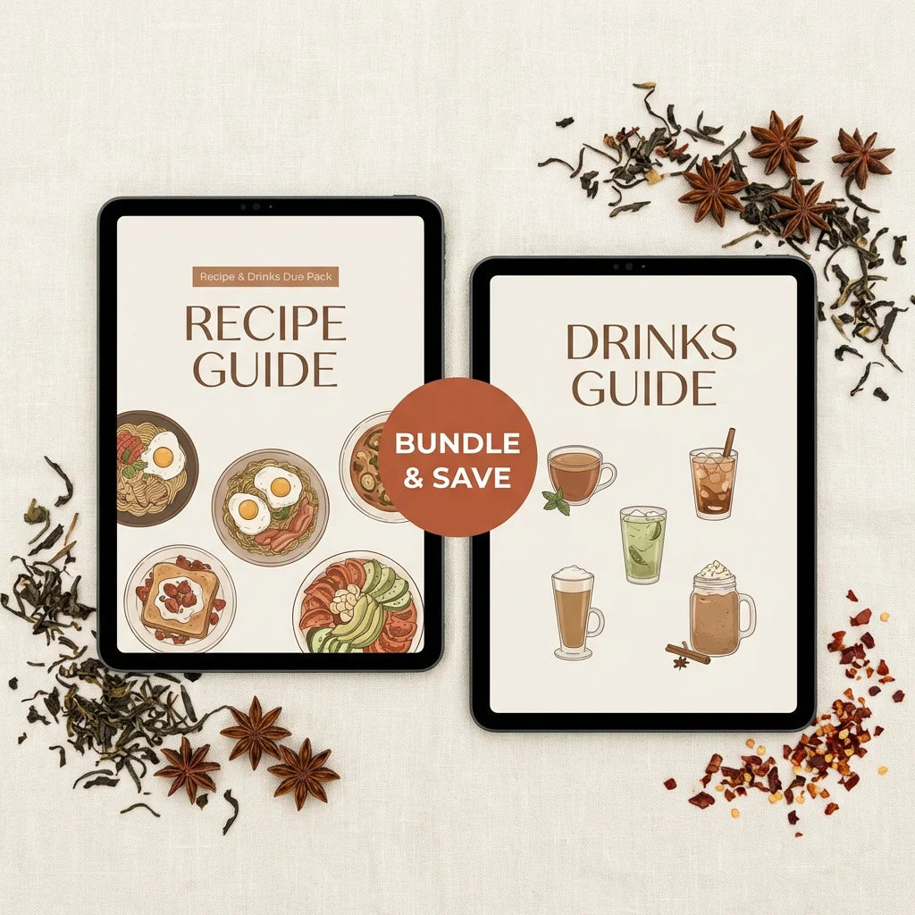 Recipe & Drinks Duo Pack - bundle value display