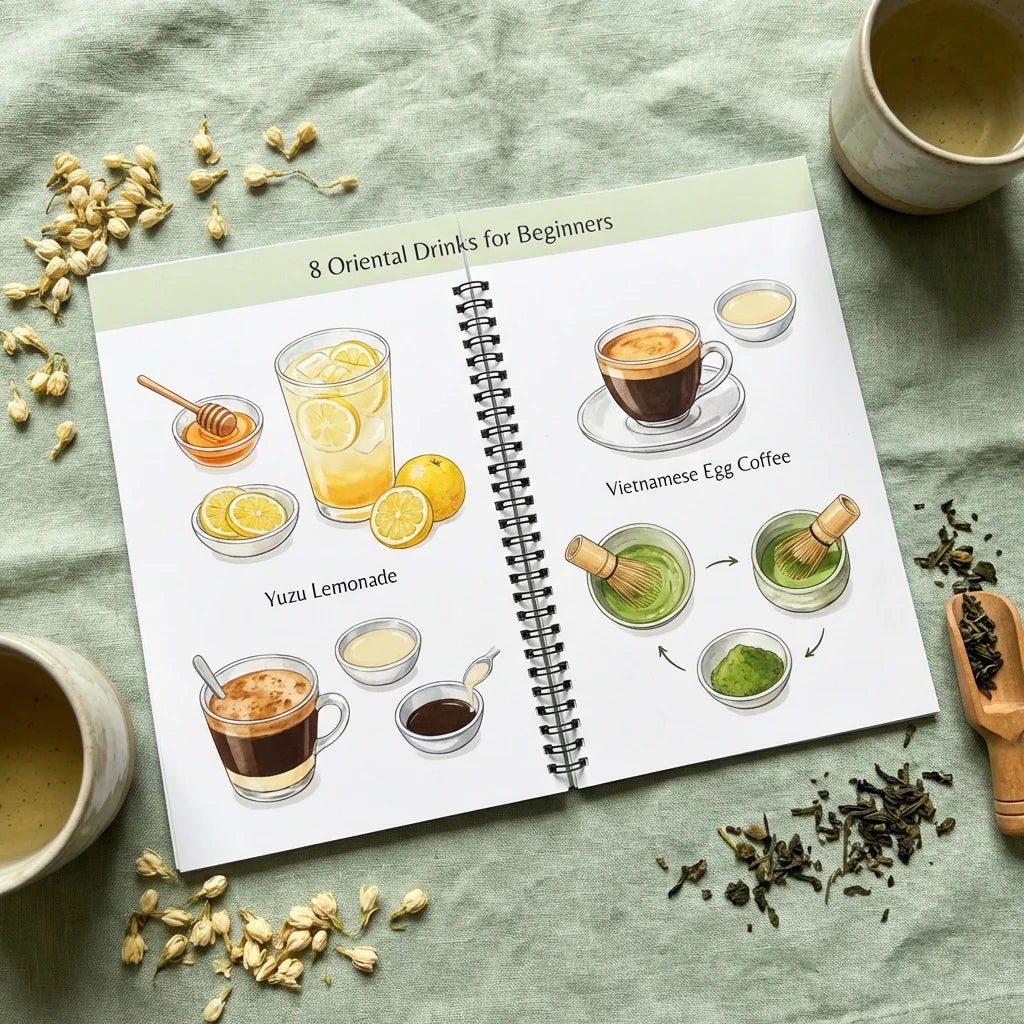 8 Oriental Drinks for Beginners - guide pages