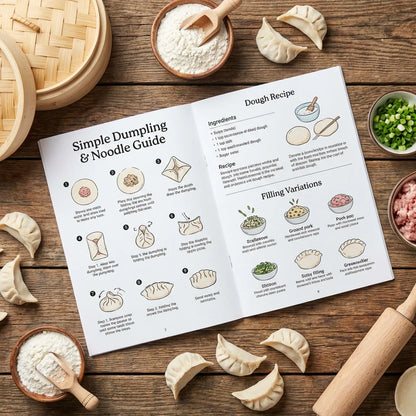 Dumpling Guide - folding steps