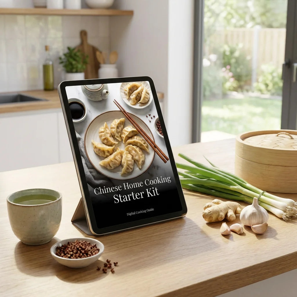 Chinese Home Cooking Starter Kit - tablet mockup