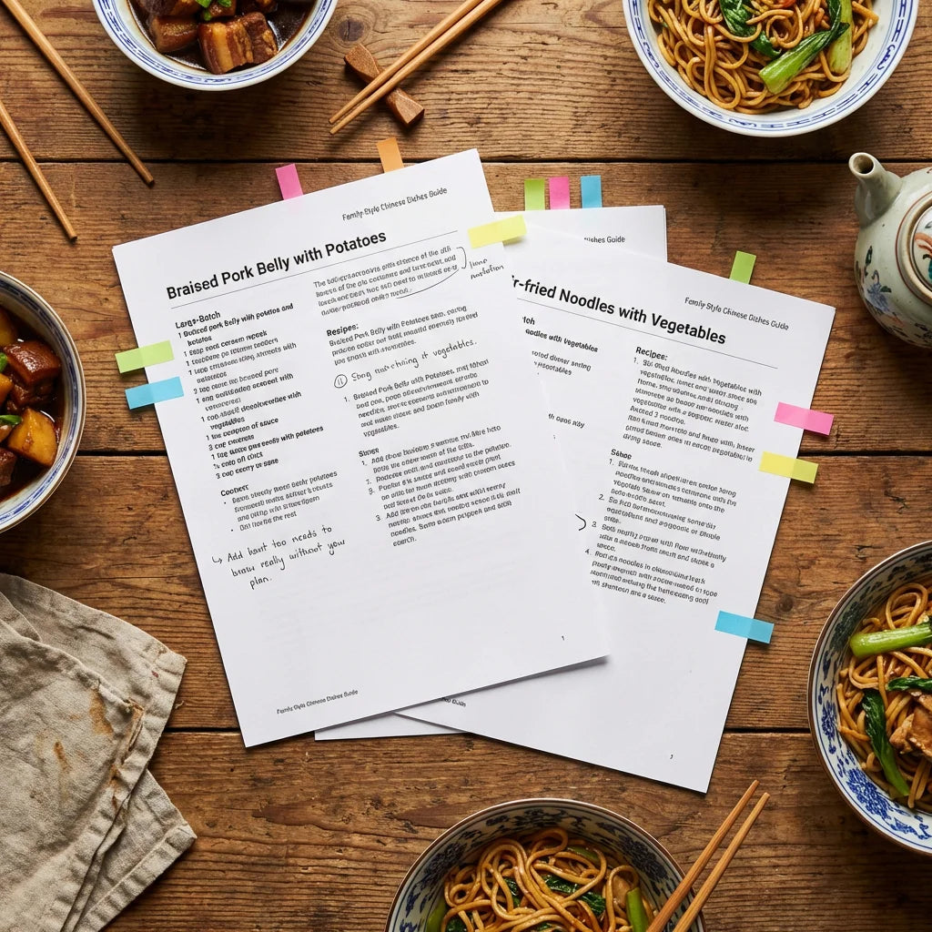 Family Dishes - guide pages