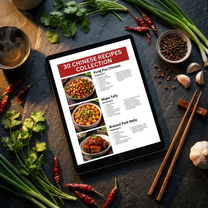 30 Chinese Recipes Collection - recipe pages